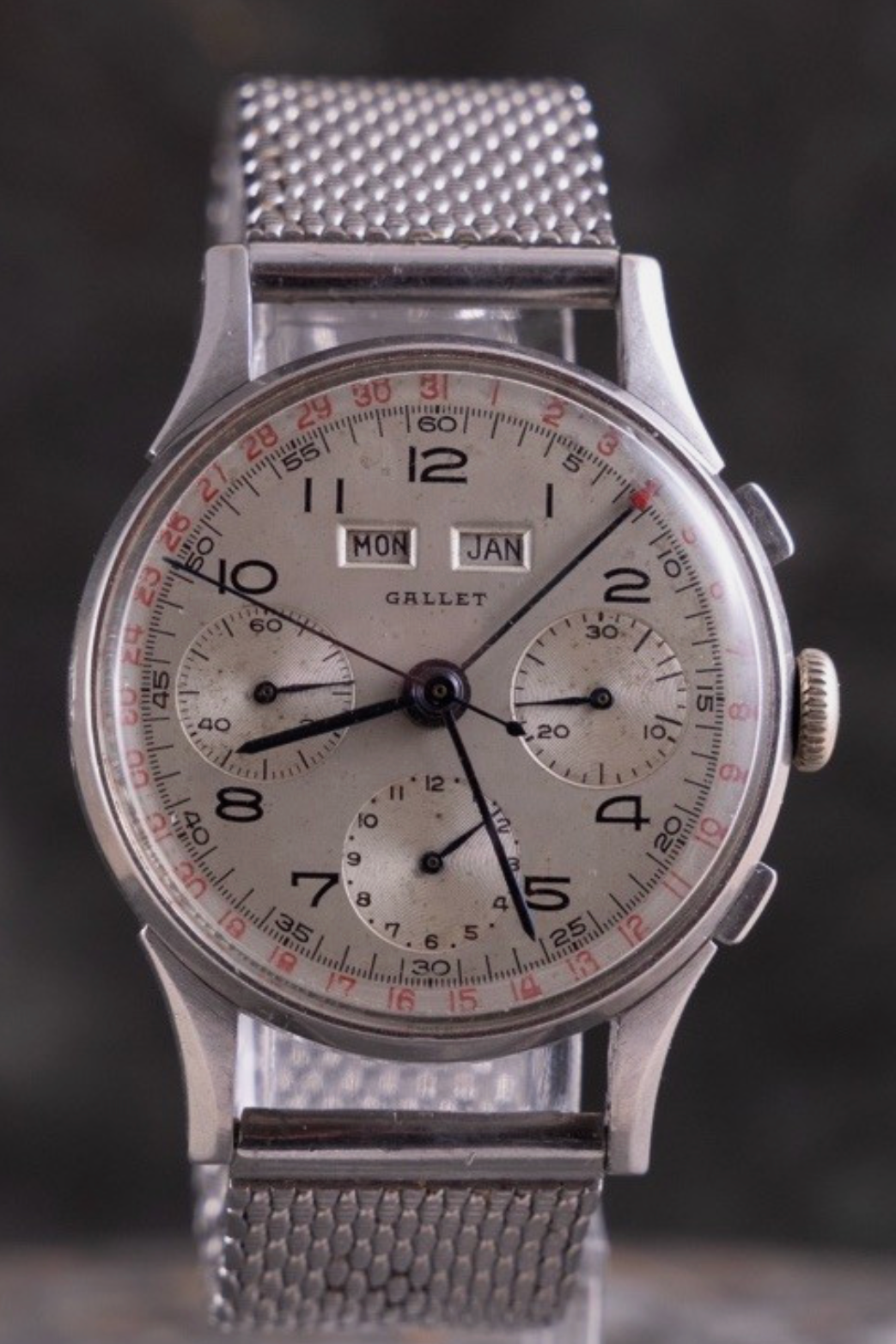 Gallet Triple Calendar Chronograph