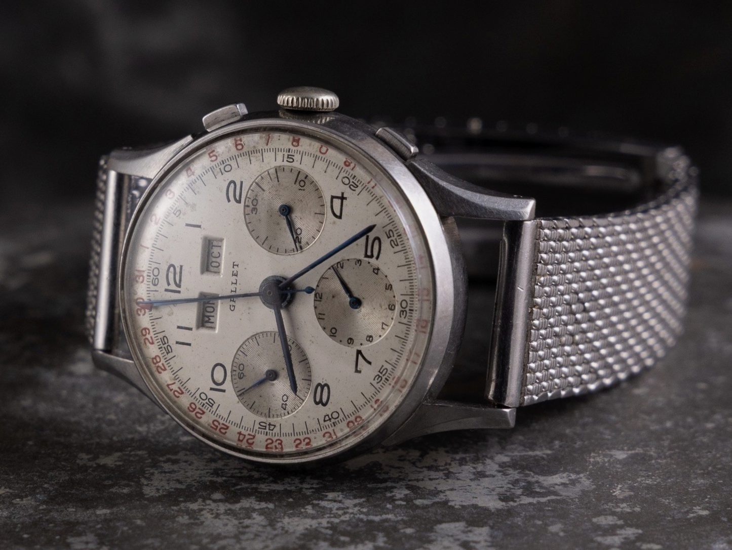 Gallet Triple Calendar Chronograph