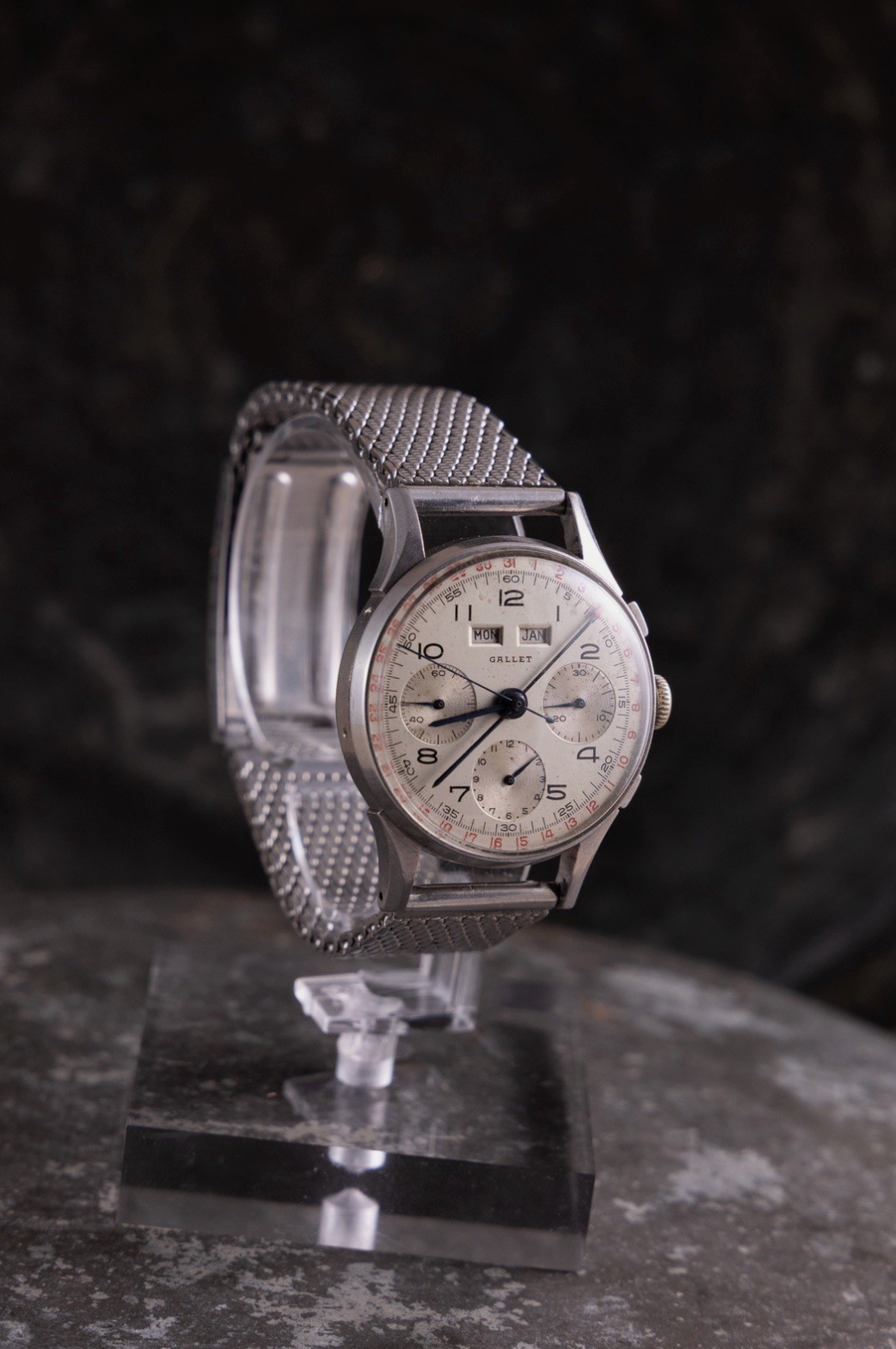 Gallet Triple Calendar Chronograph
