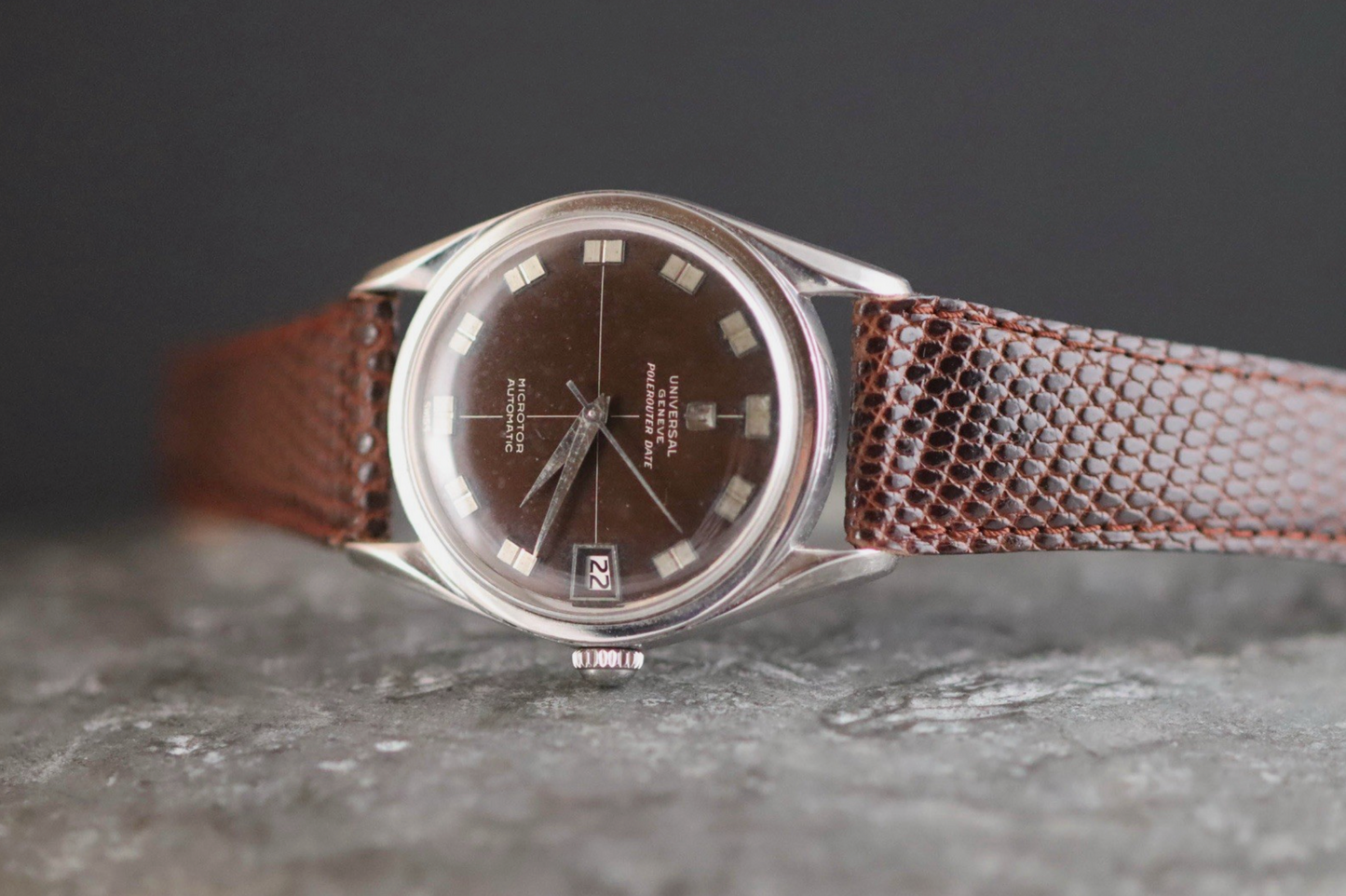 Universal Genève Polerouter Date Tropical Dial