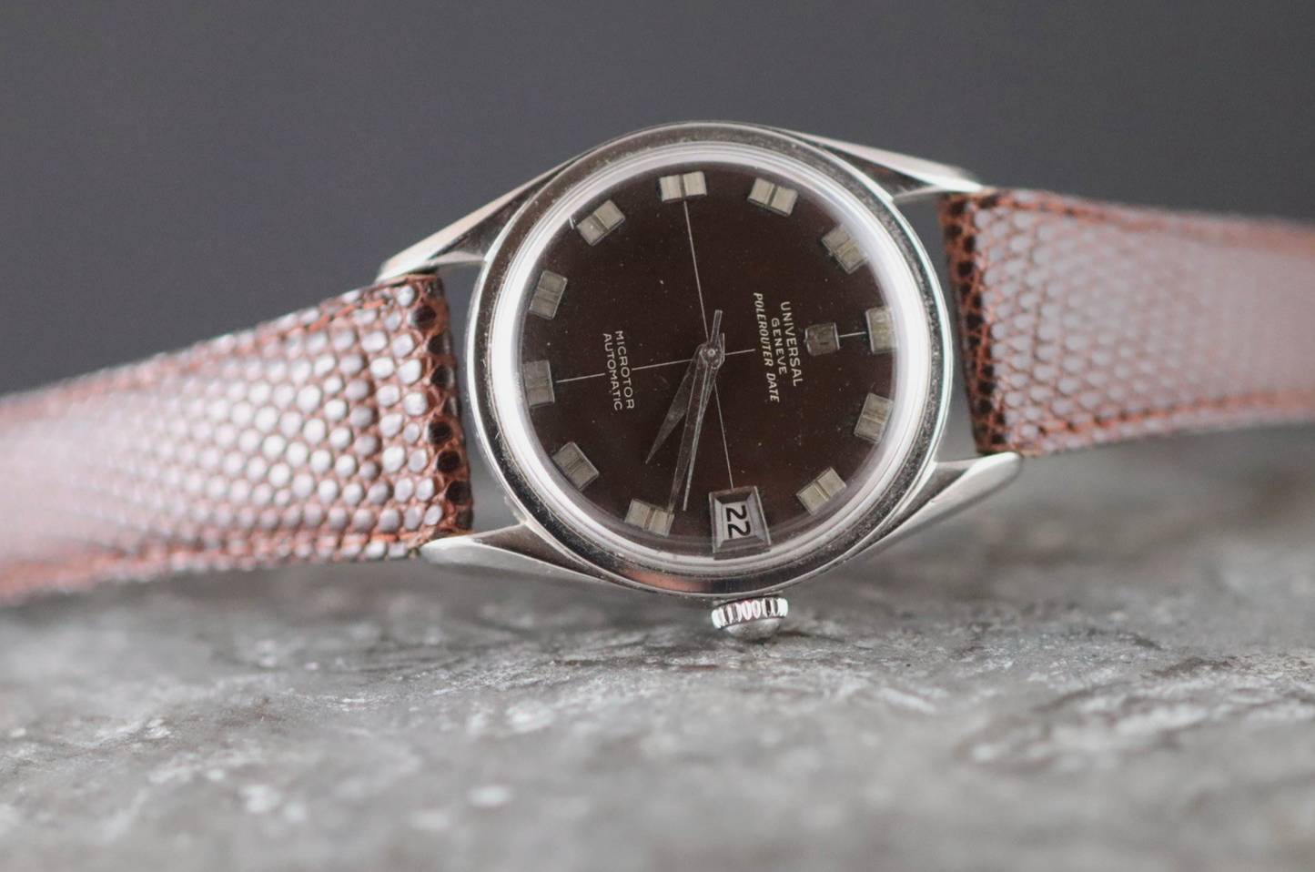 Universal Genève Polerouter Date Tropical Dial