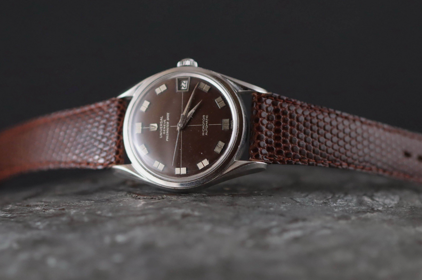 Universal Genève Polerouter Date Tropical Dial