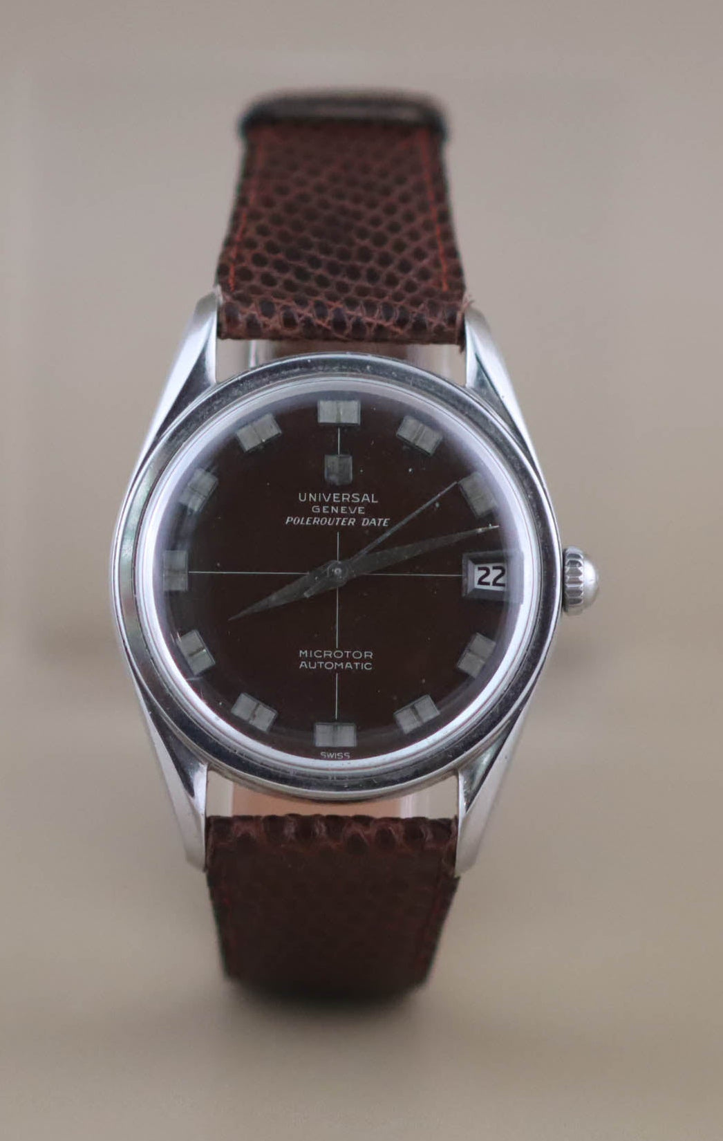 Universal Genève Polerouter Date Tropical Dial